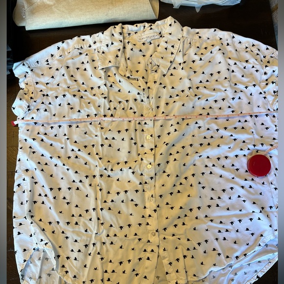 Jane & Delancey Short Sleeve Blouse XL - Picture 8 of 9